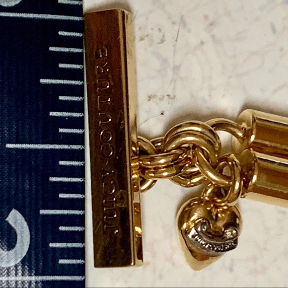 JUICY COUTURE STRETCHY BRACELET W/CENTER LOGO GUC - Picture 5 of 8